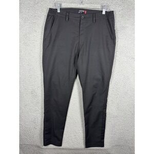 Thousand Miles Mens Black Golf Adventure Tech Pants Tapered Stretch Size M 32x31